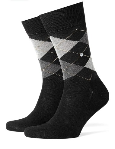 Burlington socks Manchester black grey