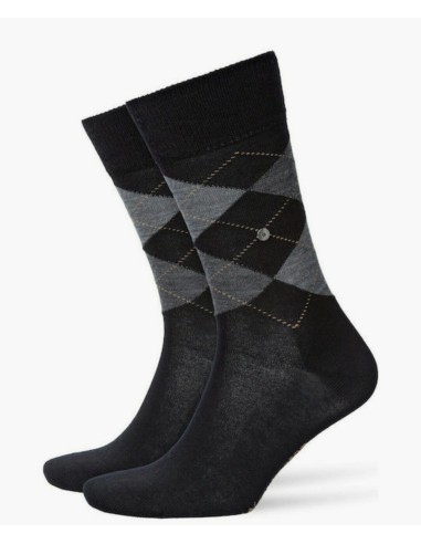 Burlington socks Manchester black grey