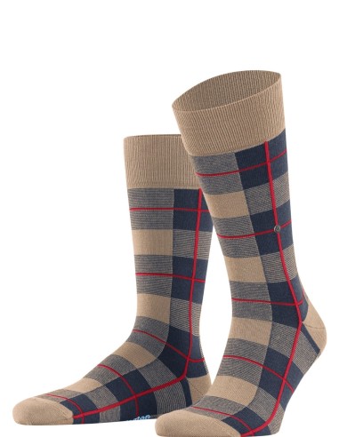 Burlington socks fashion light brown red