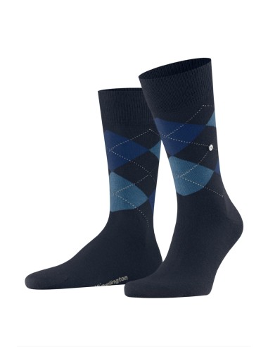 Burlington socks Edinburgh blue black