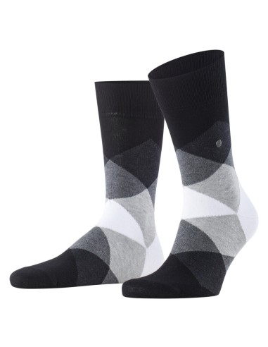 Burlington socks Clyde black white